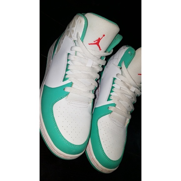 teal and orange jordans